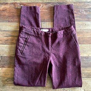 H&M Maroon/Black Skinny Pants